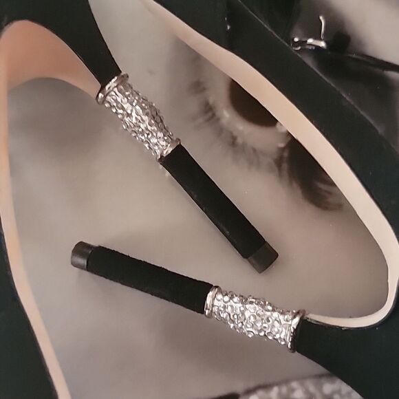 Gucci Swavarski adorned Heels Authentic PRISTINE CONDITION New - Picture 11 of 12